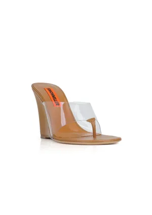 Women's Bil Thong Wedge Sandal In Toffee