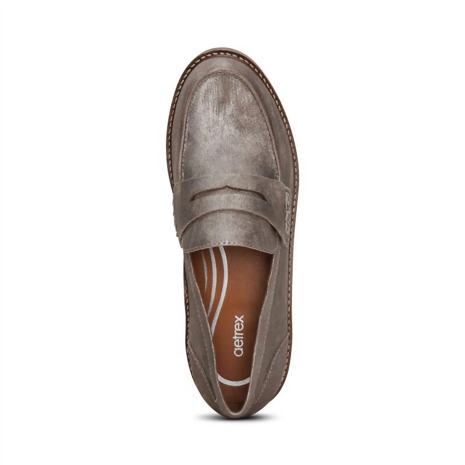 Women's Collette Loafer In Brushed Silver