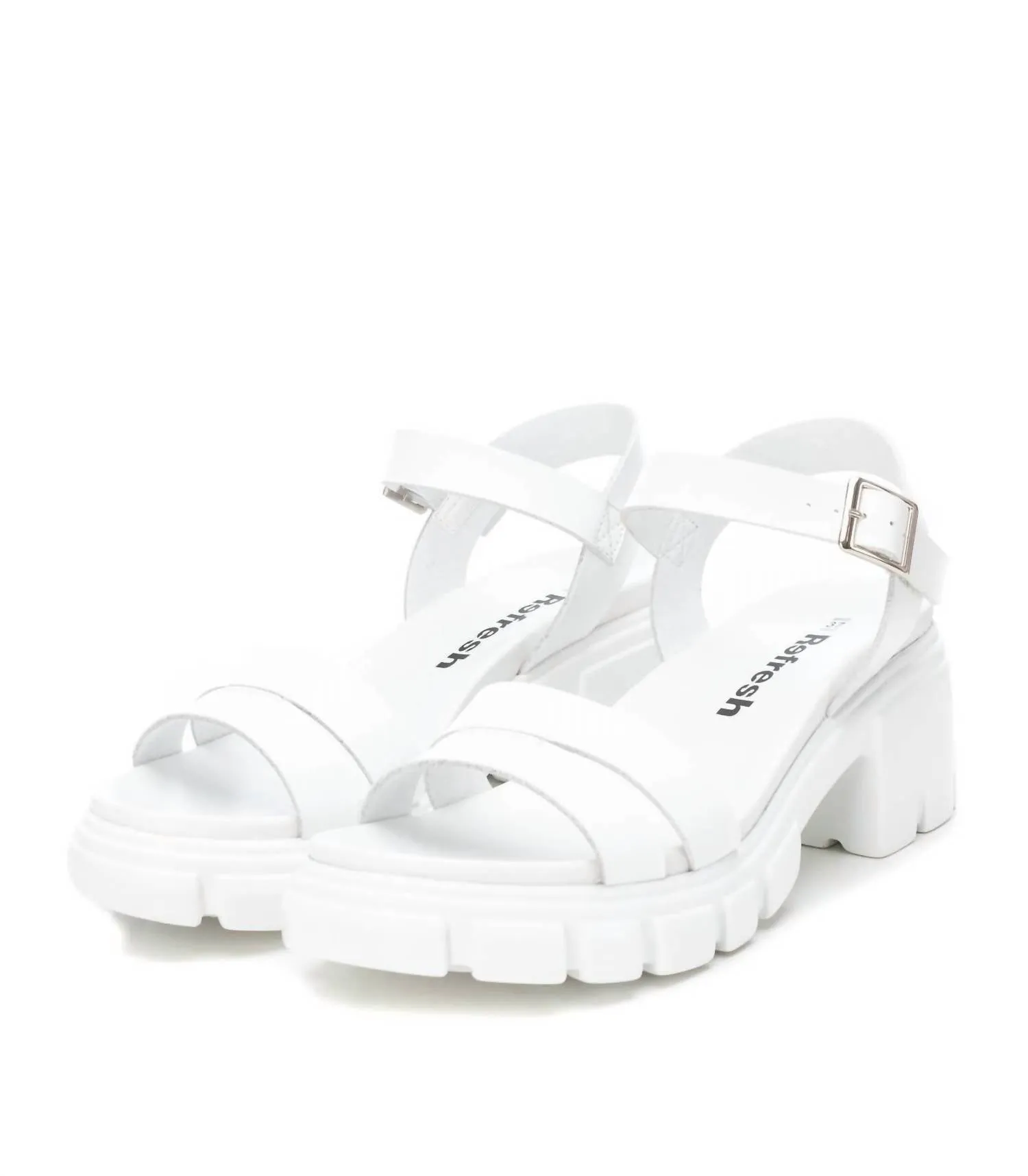 Women's Combat Sandals In White