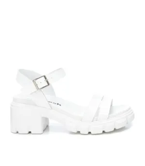 Women's Combat Sandals In White