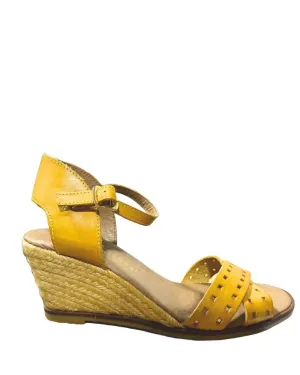Women's Dakota Ankle Strap Sandals In Yellow