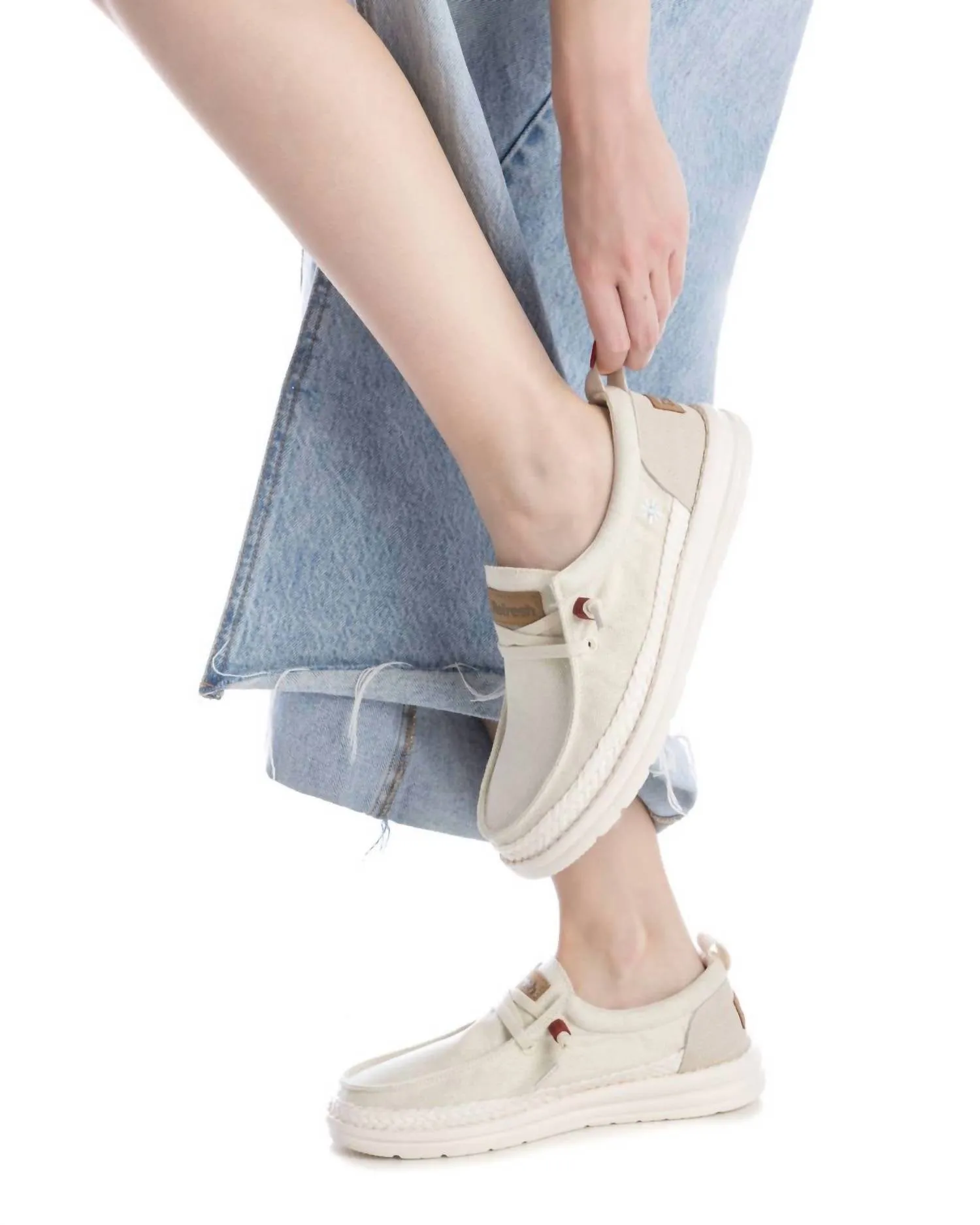 Women's Dockside Canvas Loafer In Ice