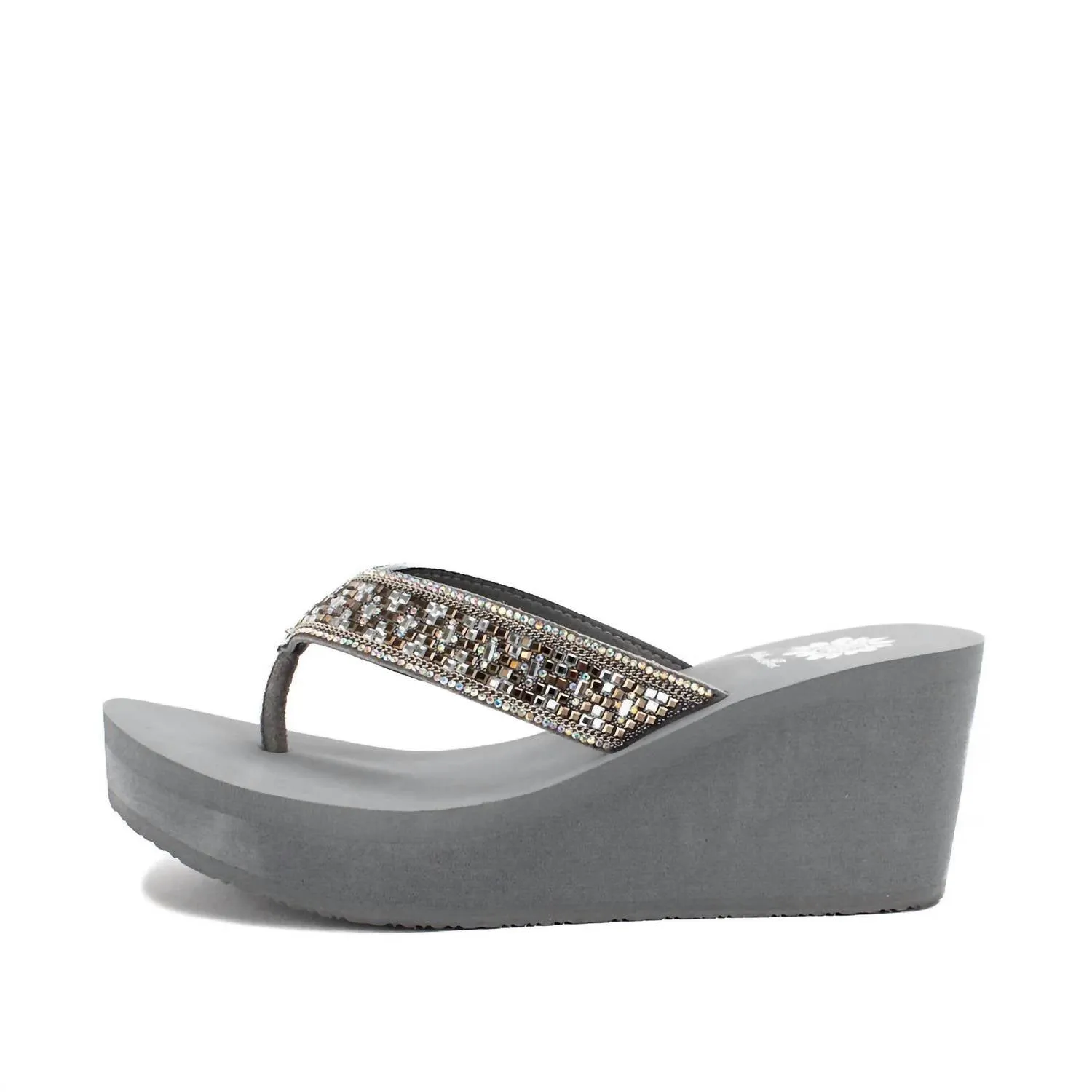 Women's Etta Wedge Sandal In Grey