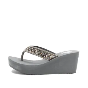 Women's Etta Wedge Sandal In Grey