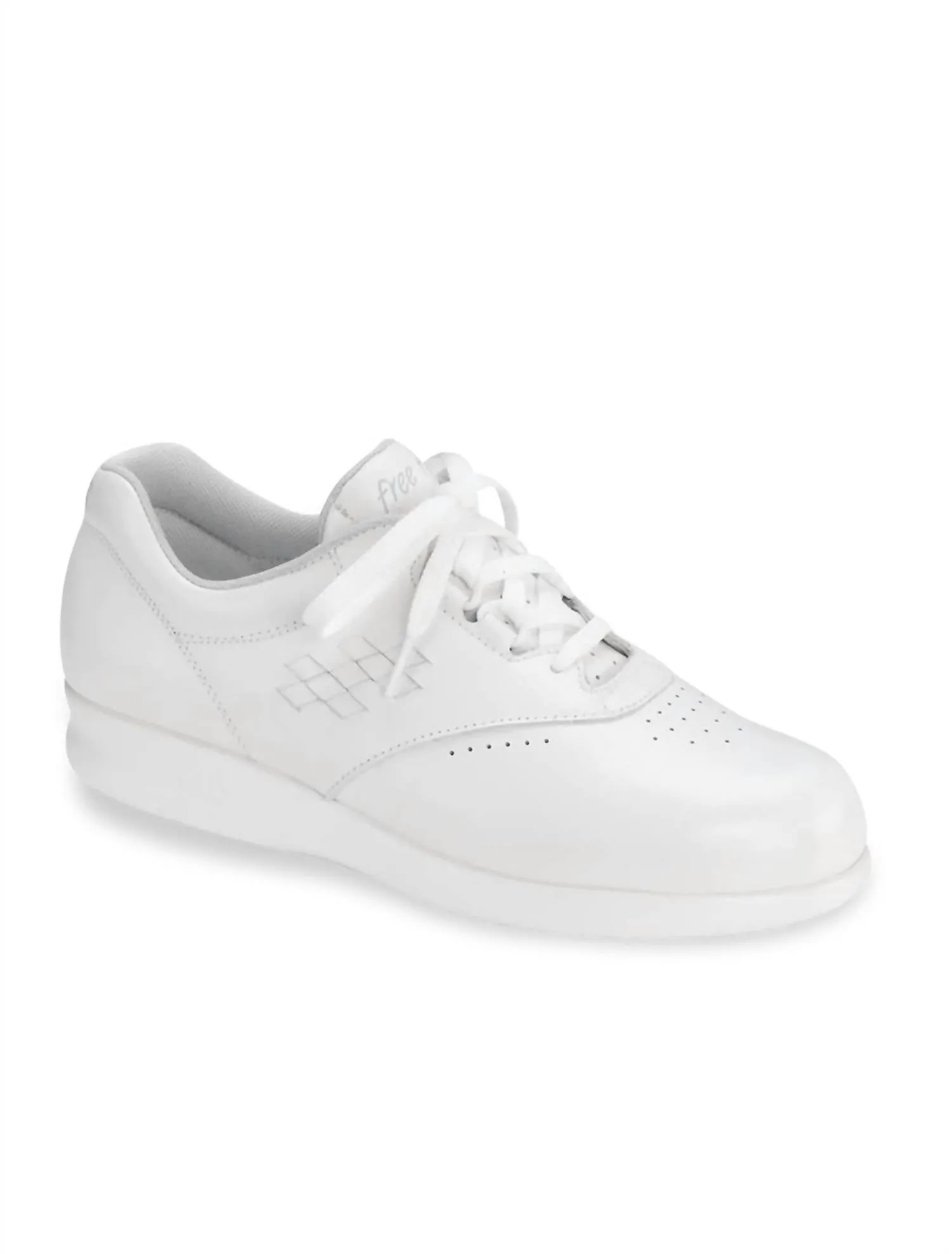 Women's Free Time Walking Shoe - Wide In White