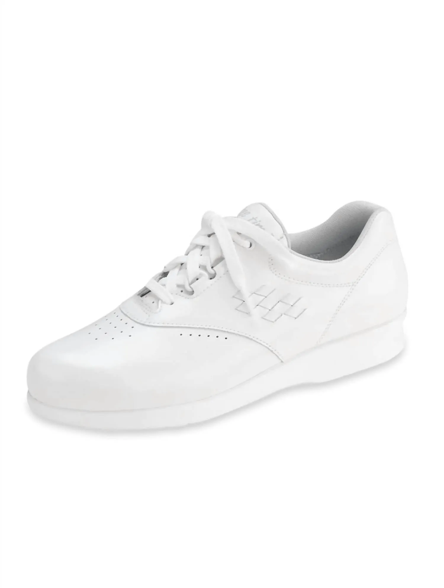 Women's Free Time Walking Shoe - Wide In White