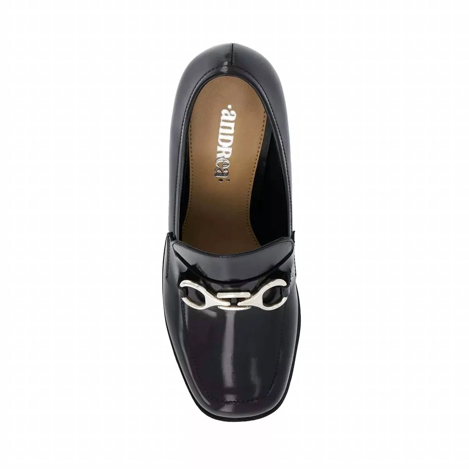 Women's High Heel Loafers In Black