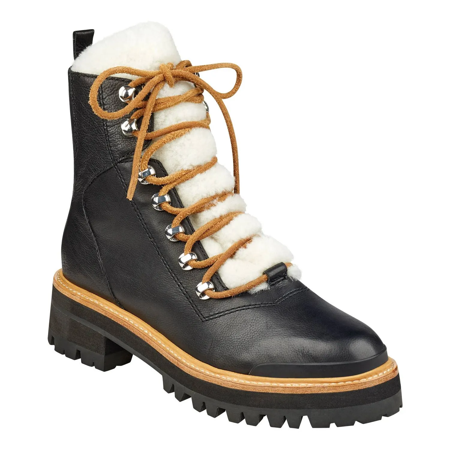 Women's Izzie Ankle Boot In Black/natural