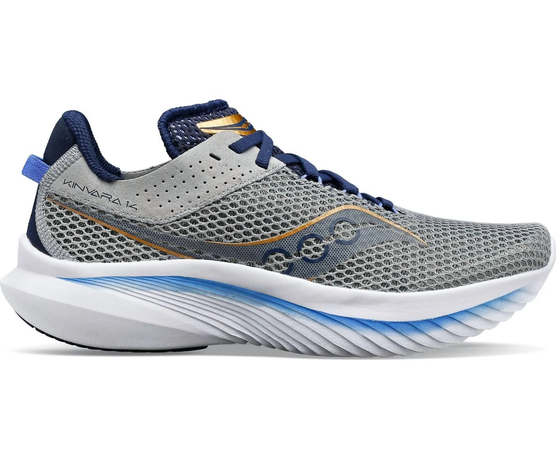 Women's Kinvara 14 Shoe In Fossil/pool