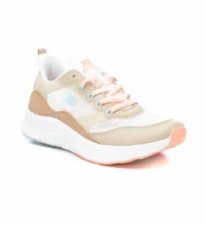 Women's Lace-Up Sneakers In Beige