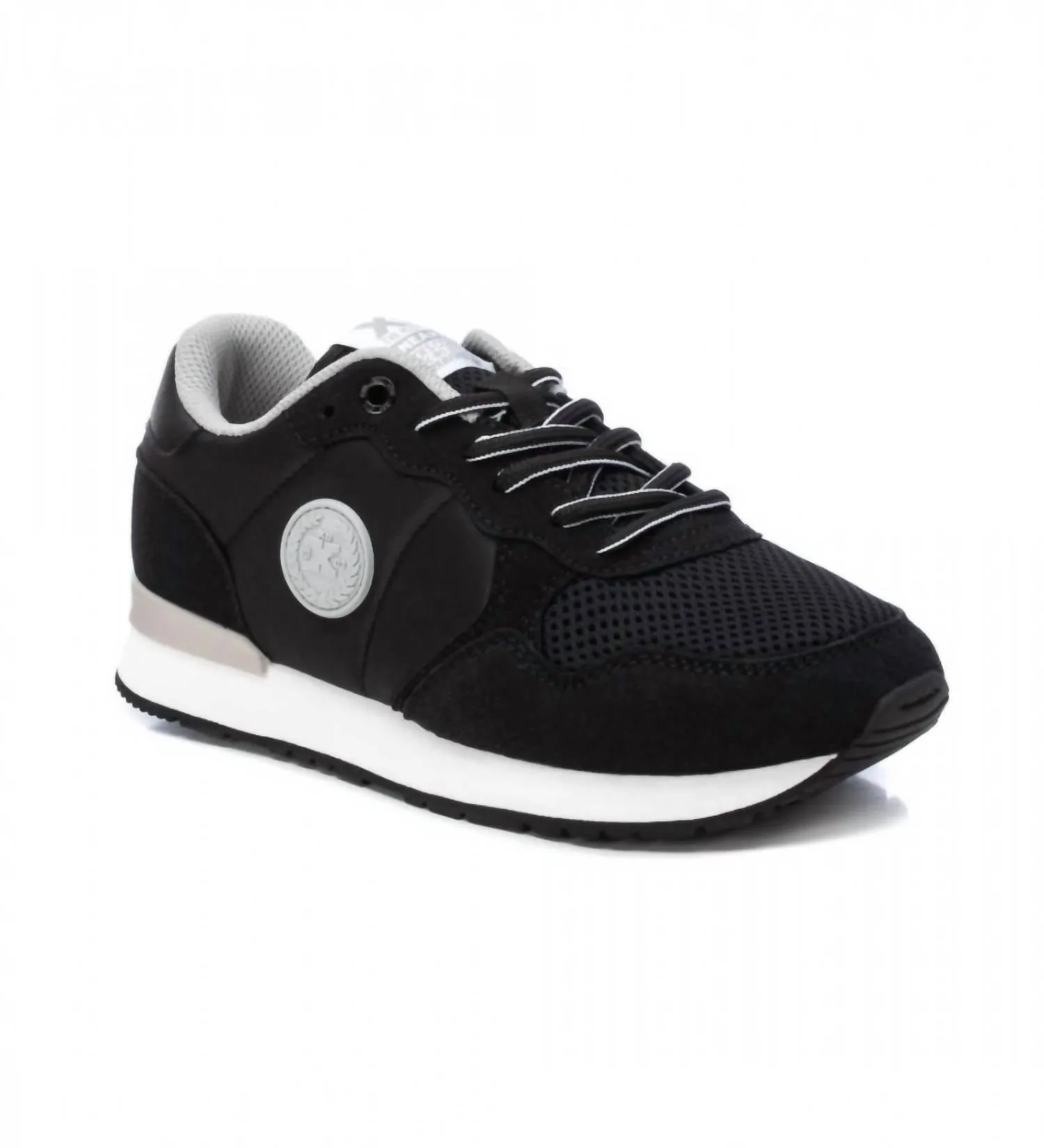 Women's Lace-Up Sneakers In Black