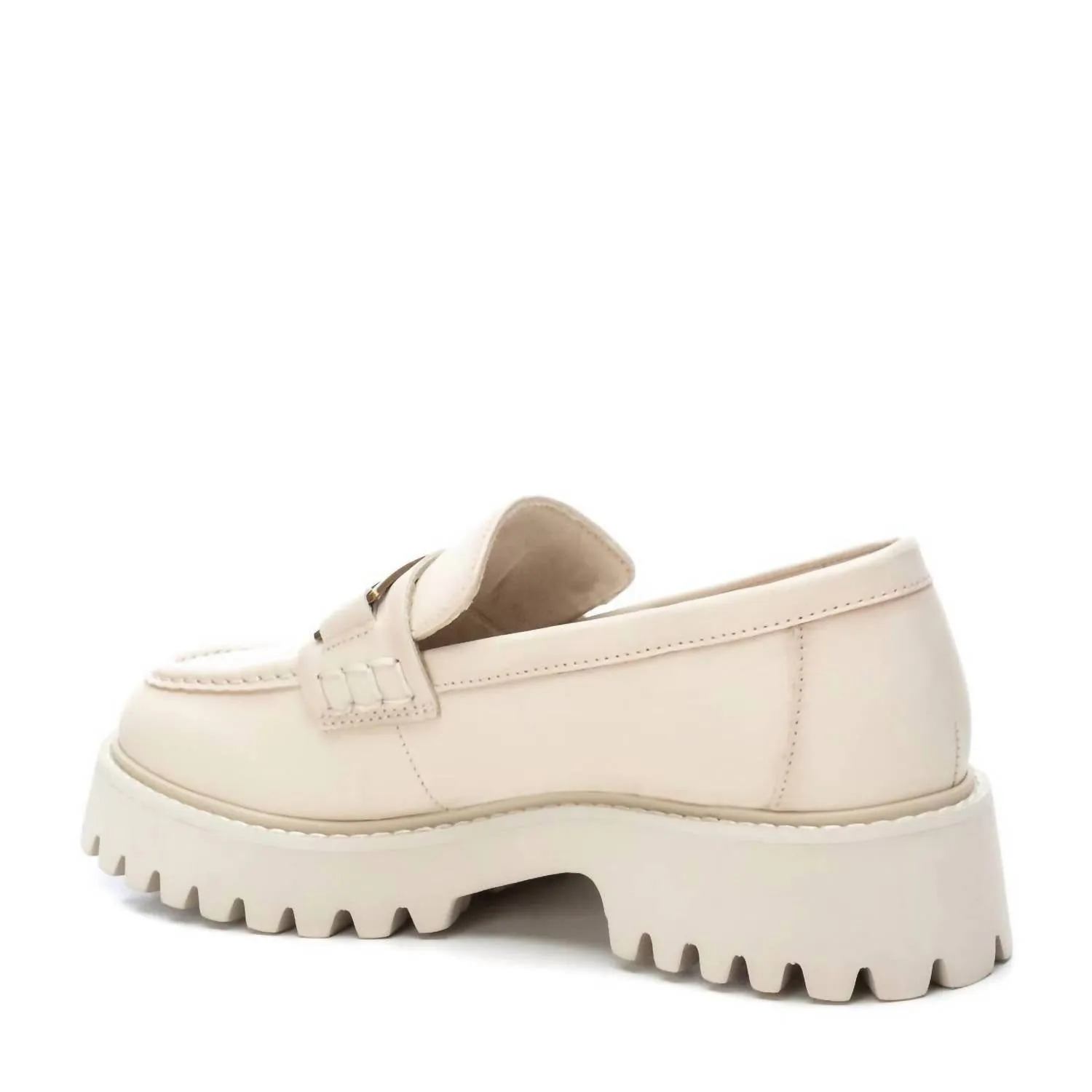 Women's Leather Moccasins In Ice