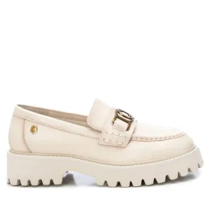 Women's Leather Moccasins In Ice