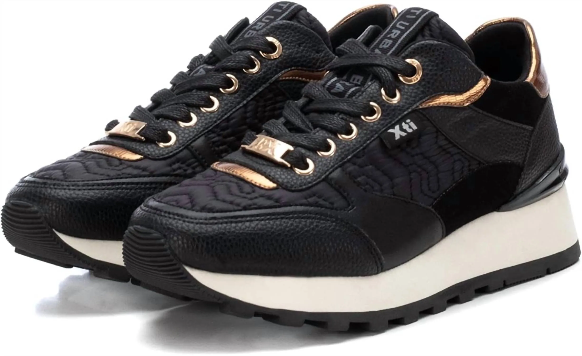 Women's Rubber Sneakers In Black