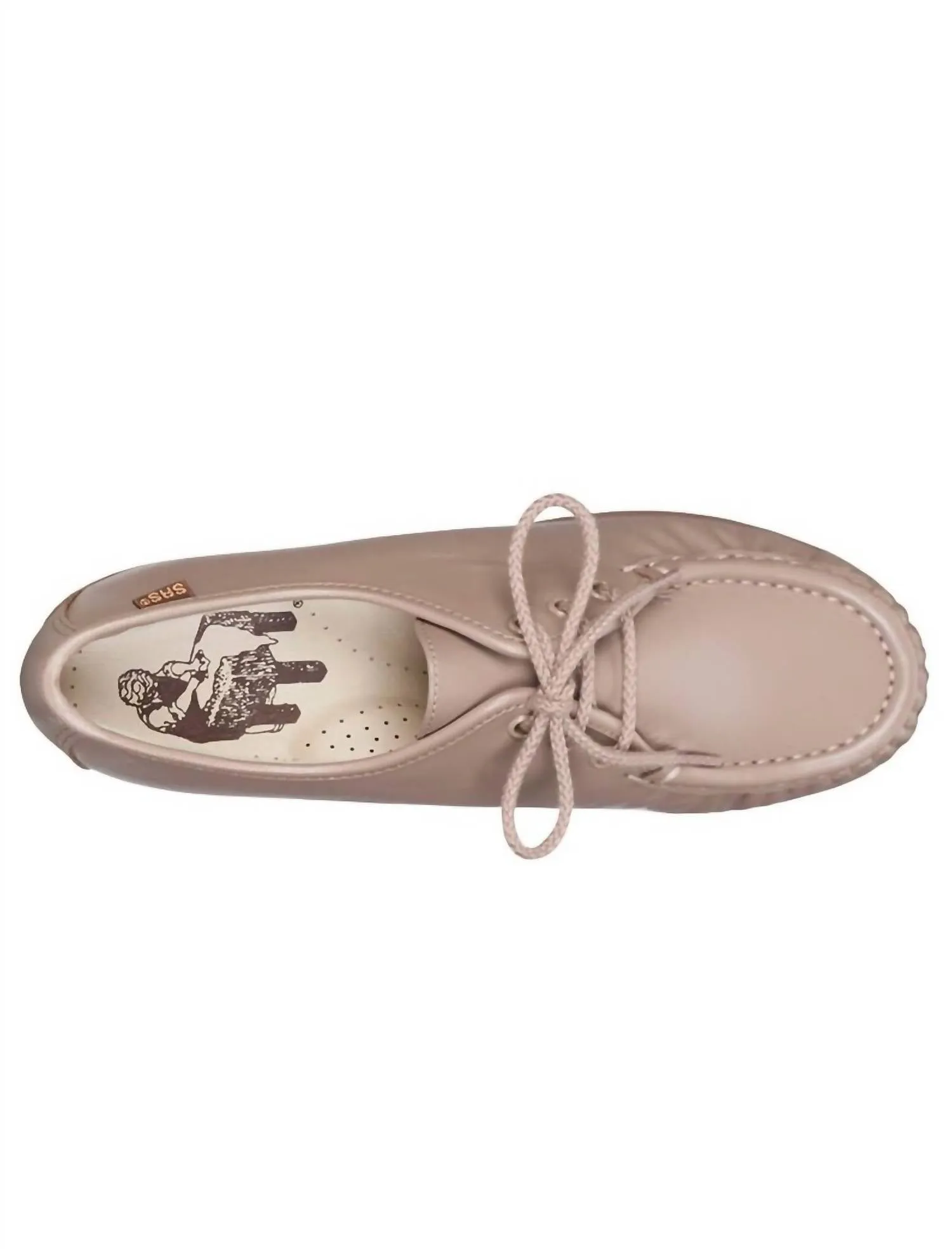 Women's Siesta Lace Up Loafer - Wide In Mocha