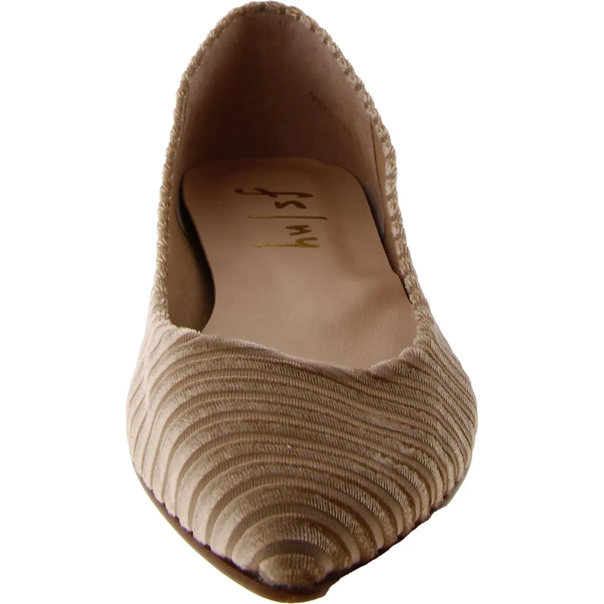 Womens Slip On Pointed Toe Ballet Flats