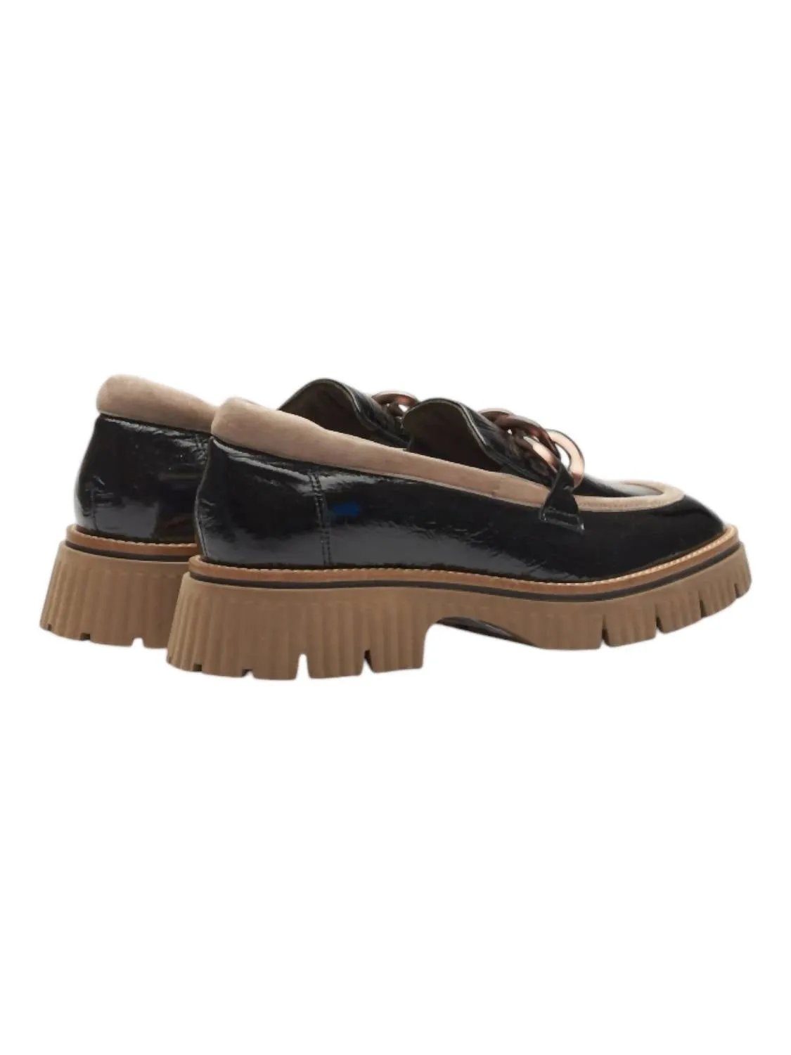 Women's Valene Chunky Loafer In Black/taupe