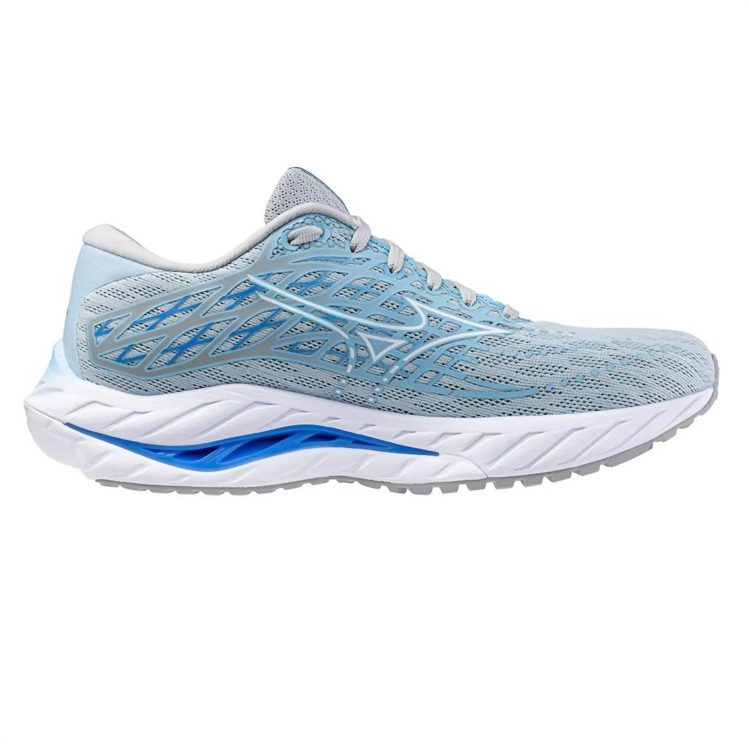 Women's Wave Inspire 20 Running Shoes - Wide In Cerulean/white