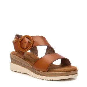 Women's Wedge Sandals In Camel