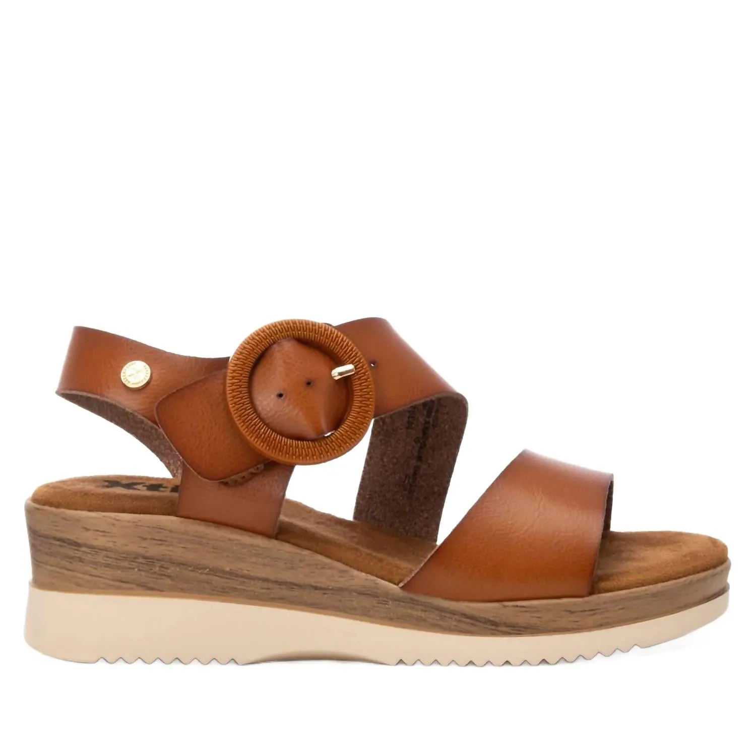 Women's Wedge Sandals In Camel