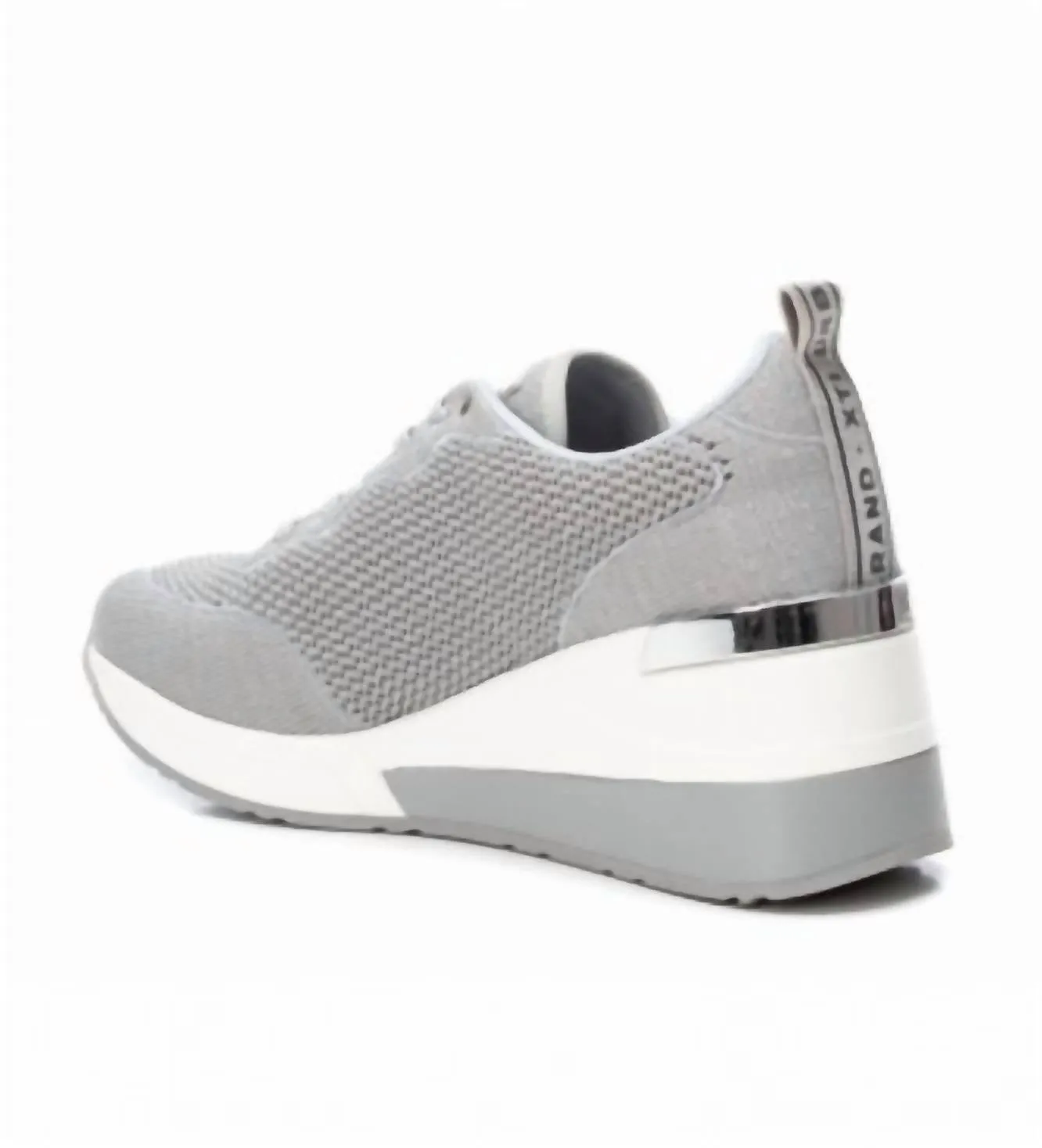 Women's Wedge Sneakers In Grey