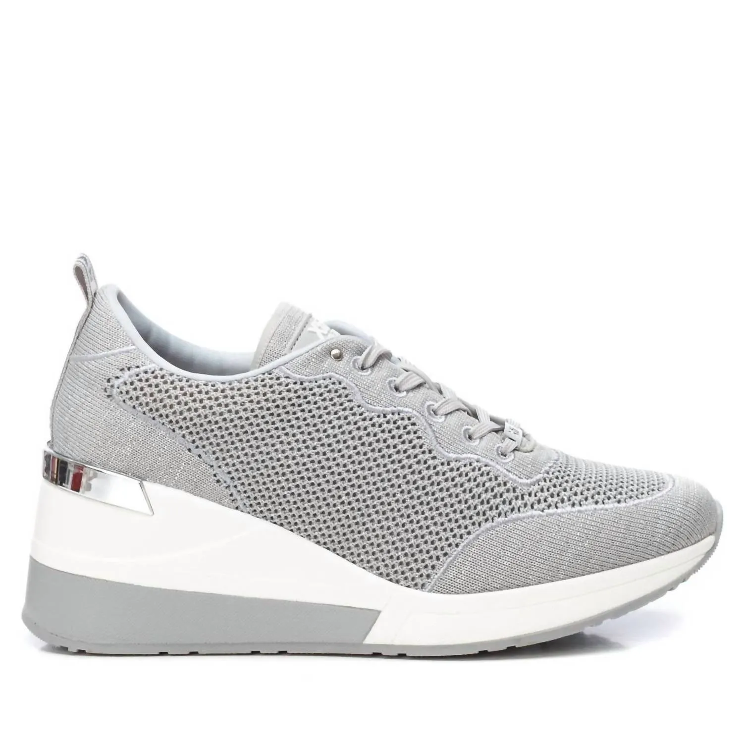 Women's Wedge Sneakers In Grey