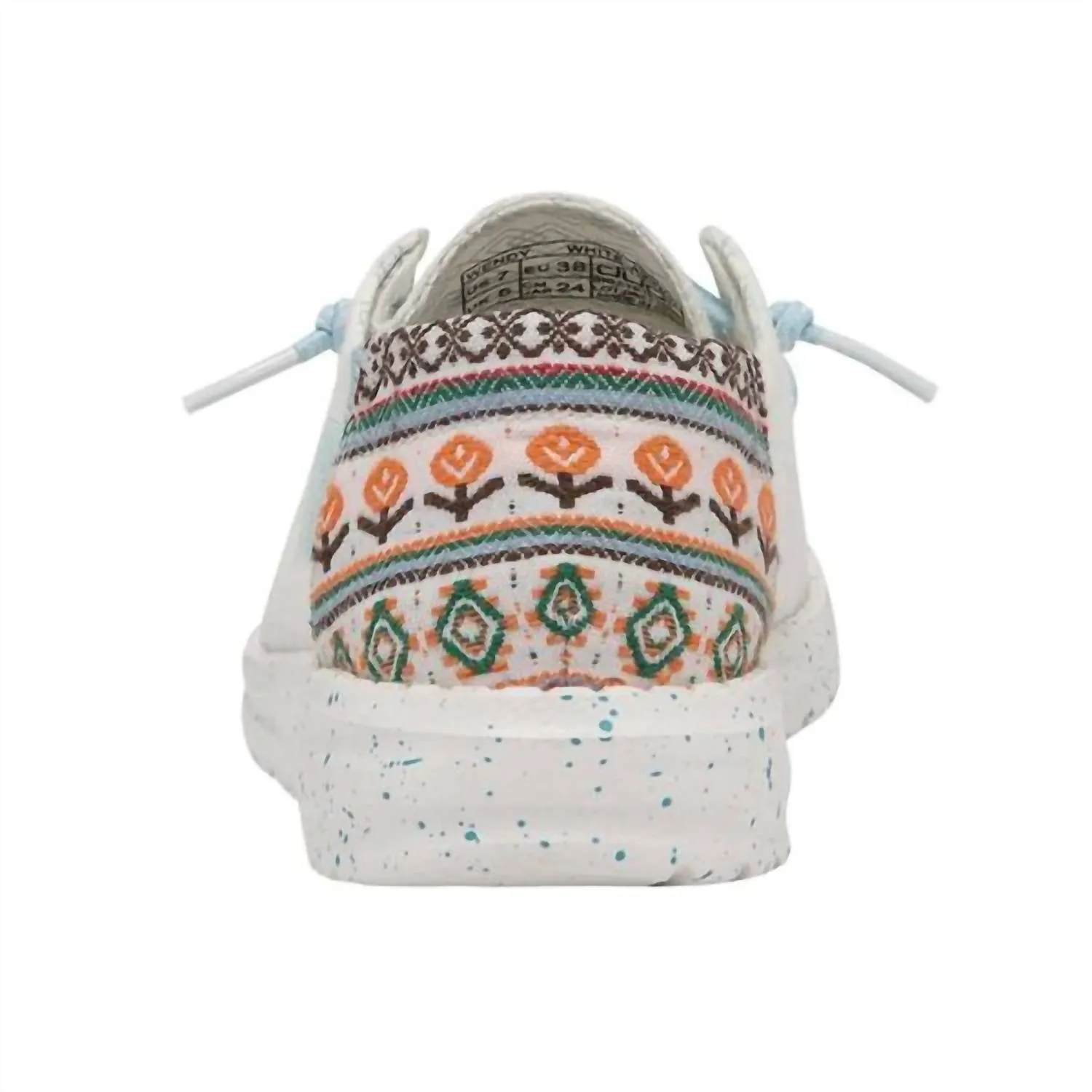 Women's Wendy Loafer In White Aztec