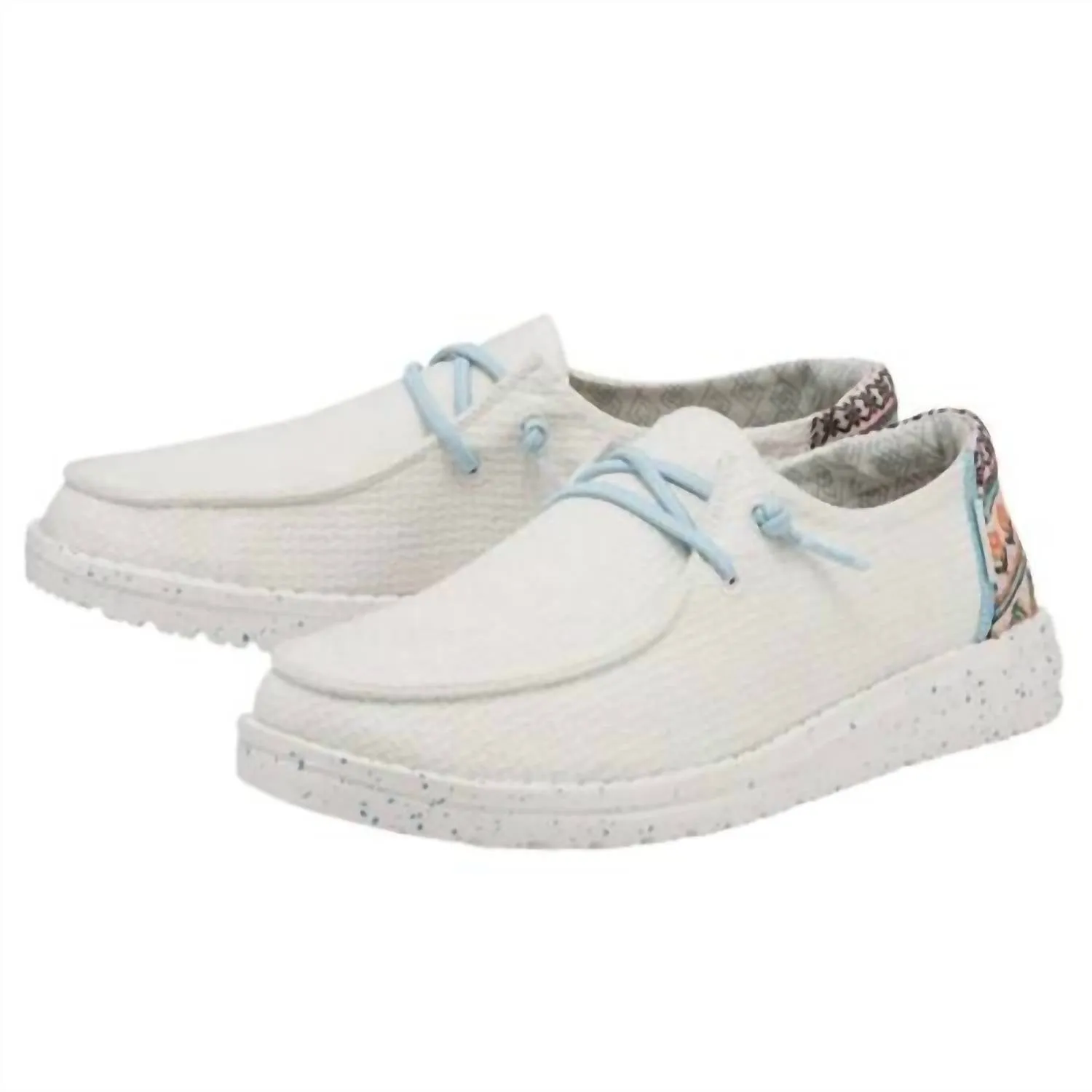Women's Wendy Loafer In White Aztec